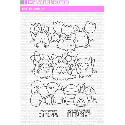 Clearly Besotted Clear Stamps - Easter Line Up